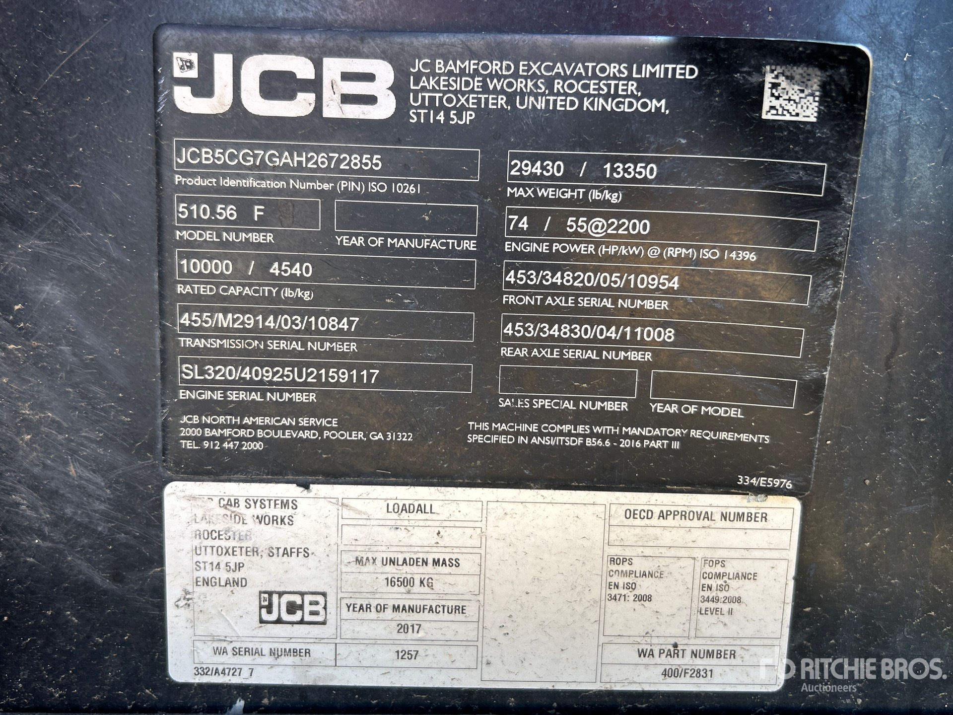 MANIPULADOR 2018 JCB
