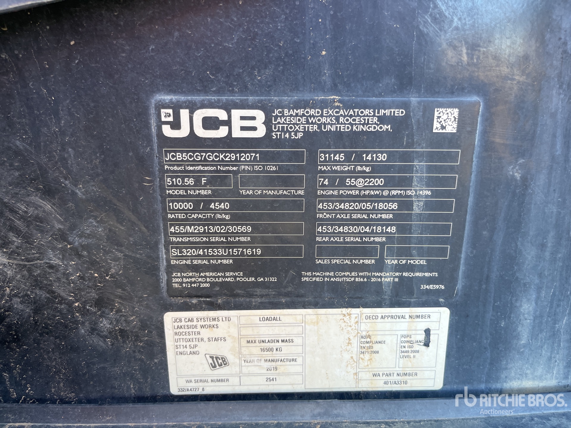MANIPULADOR 2019 JCB