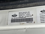 General Appearance with Numéro de série/Numéro d'identification du véhicule automobile