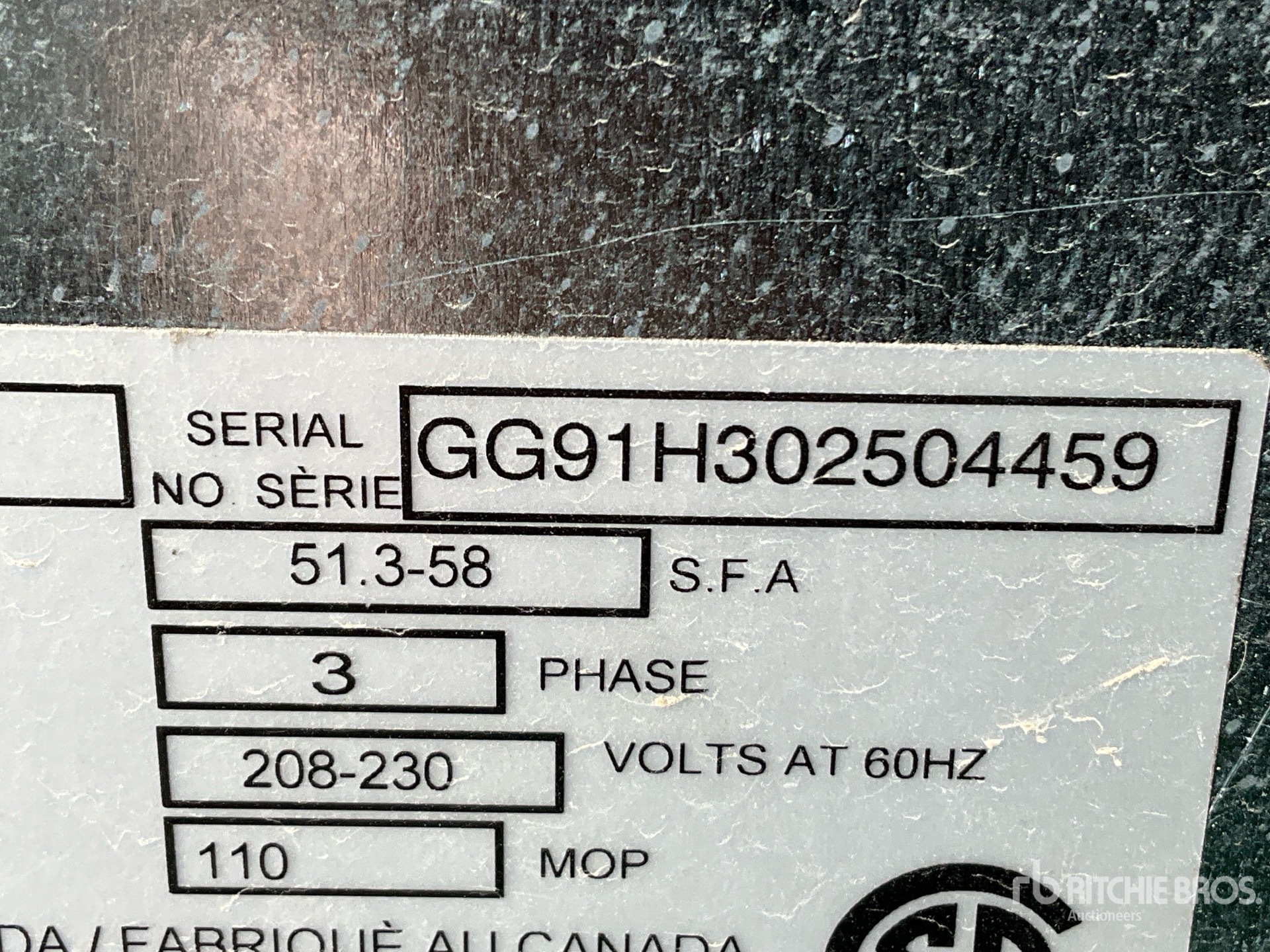 General Appearance with Seriennummer / FIN