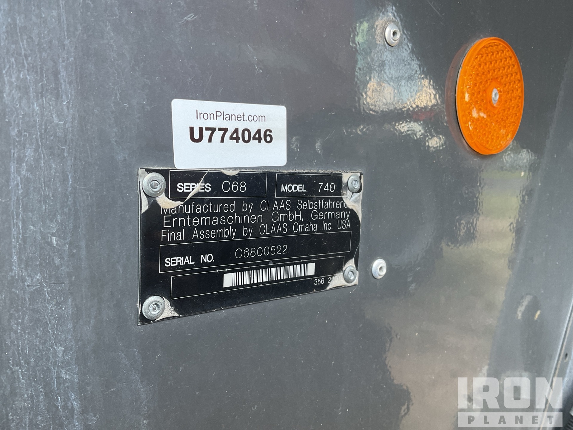 General Appearance with N.º de serie/VIN