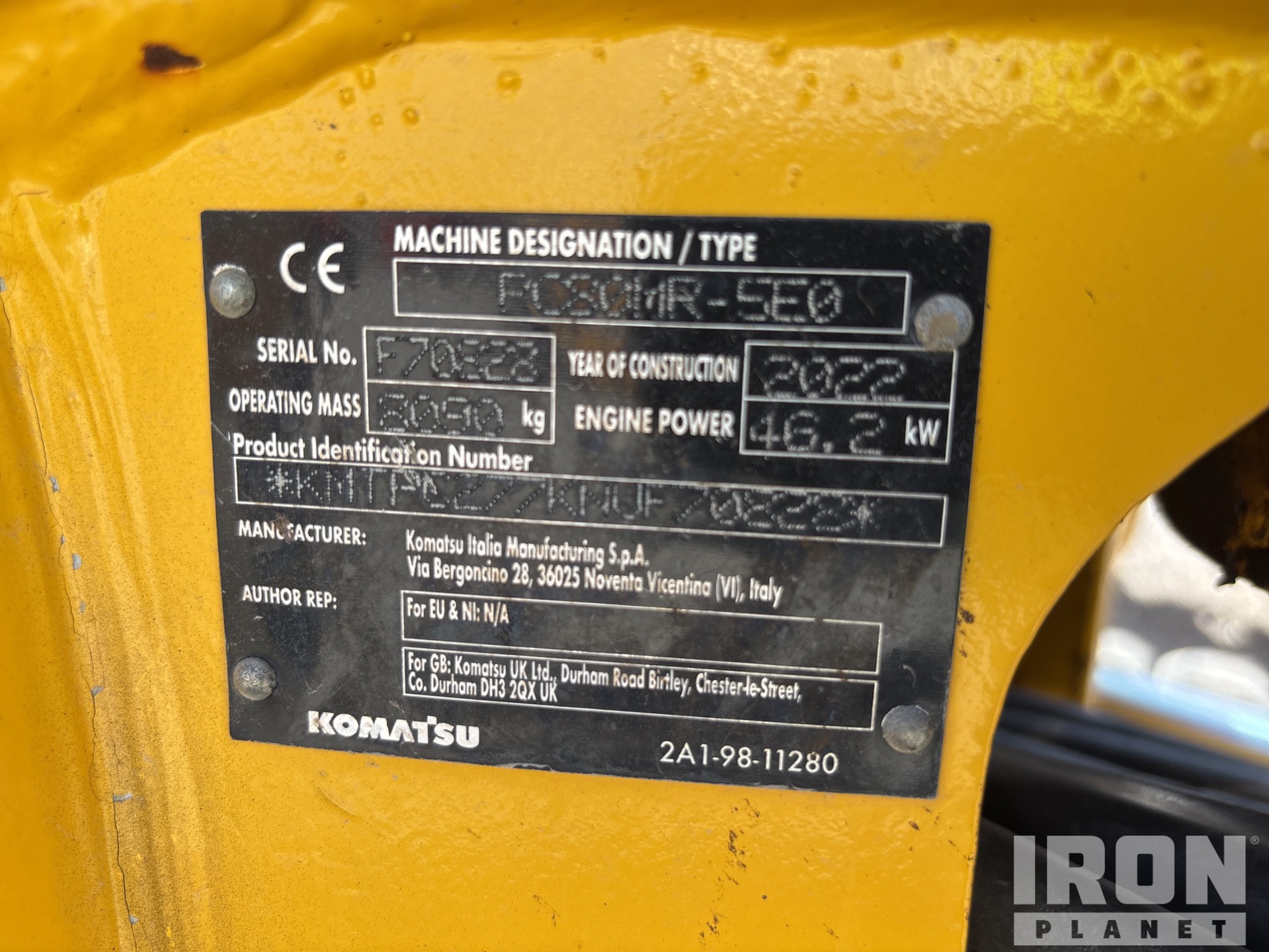 General Appearance with Seriennummer / FIN