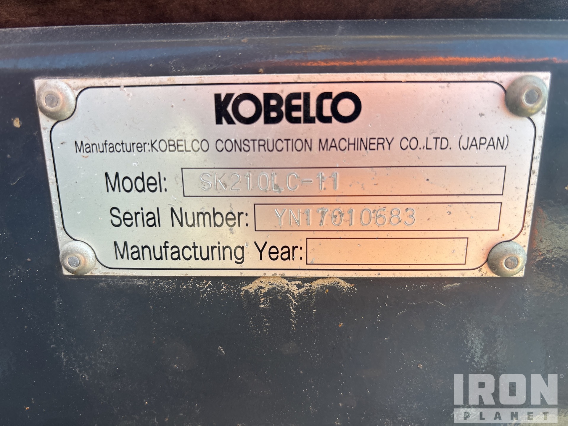 General Appearance with N.º de serie/VIN