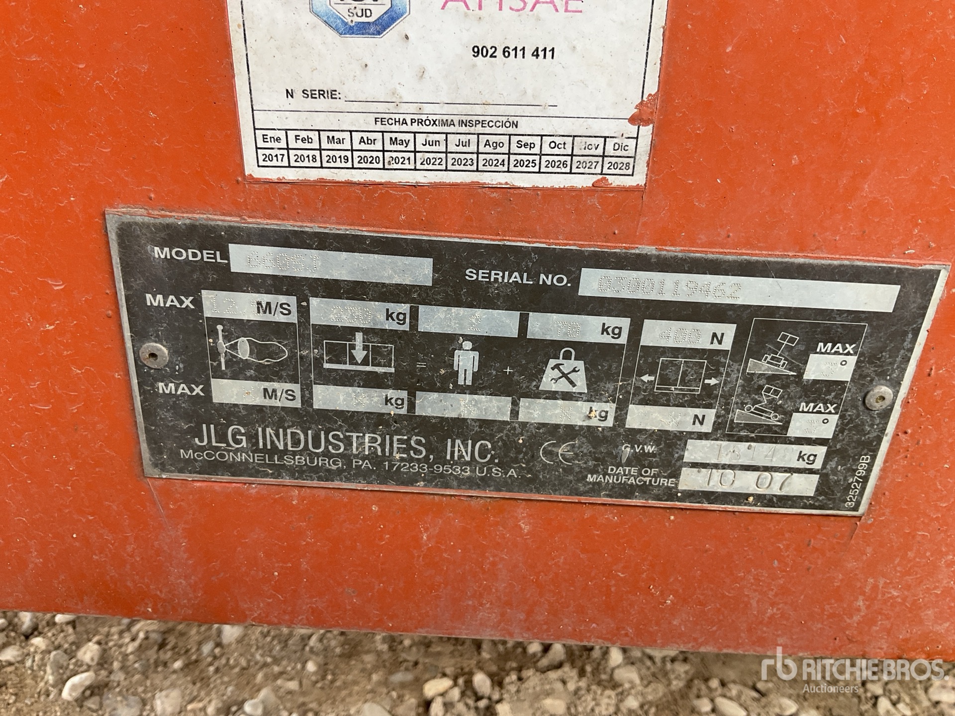 General Appearance with Seriennummer / FIN