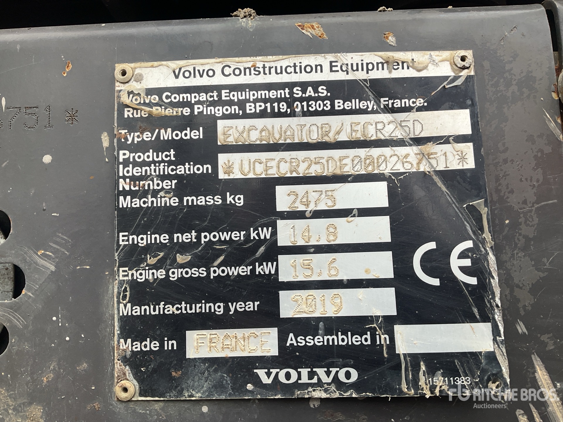 General Appearance with Numéro de série/Numéro d'identification du véhicule automobile