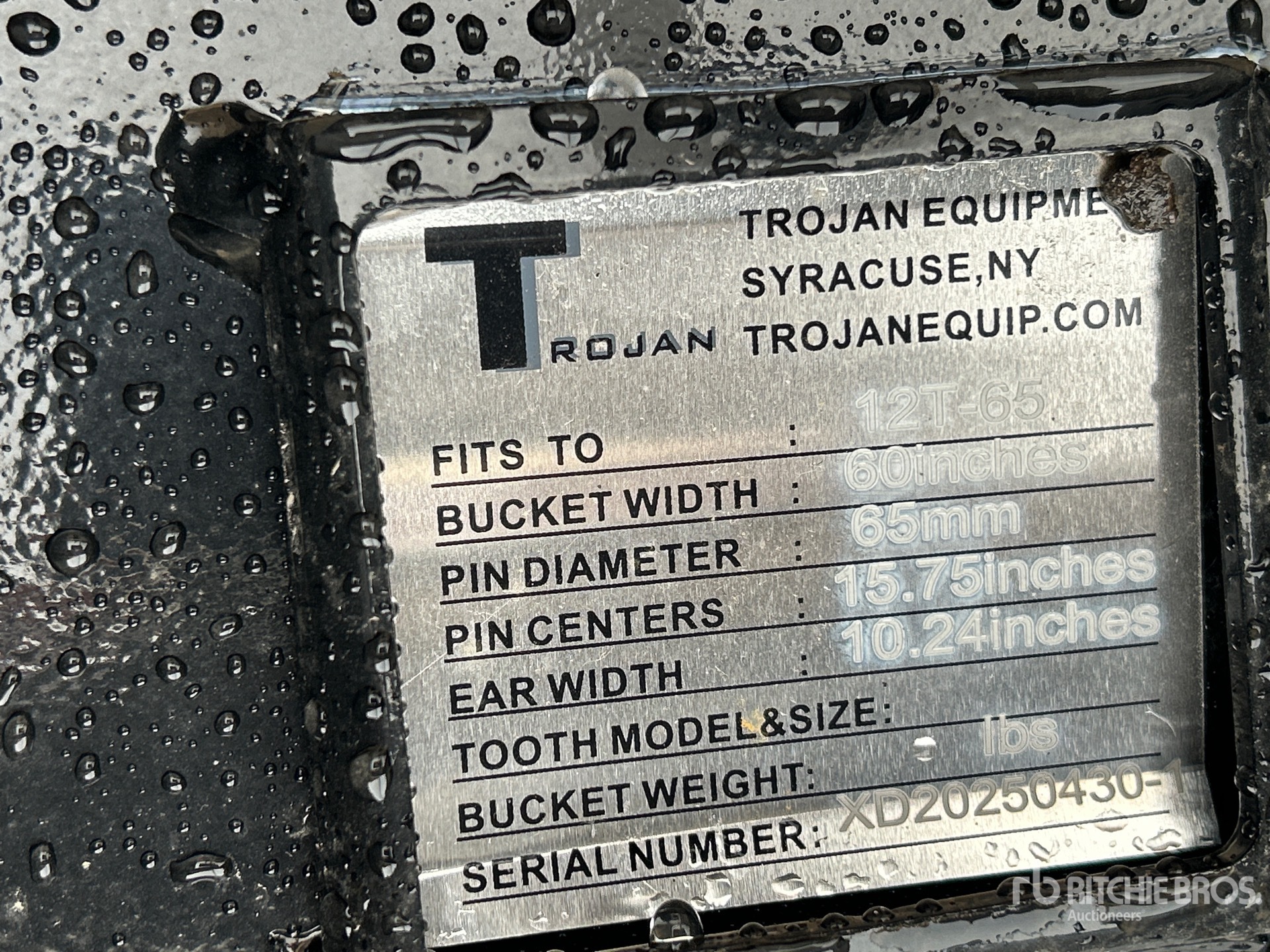 General Appearance with N.º de serie/VIN