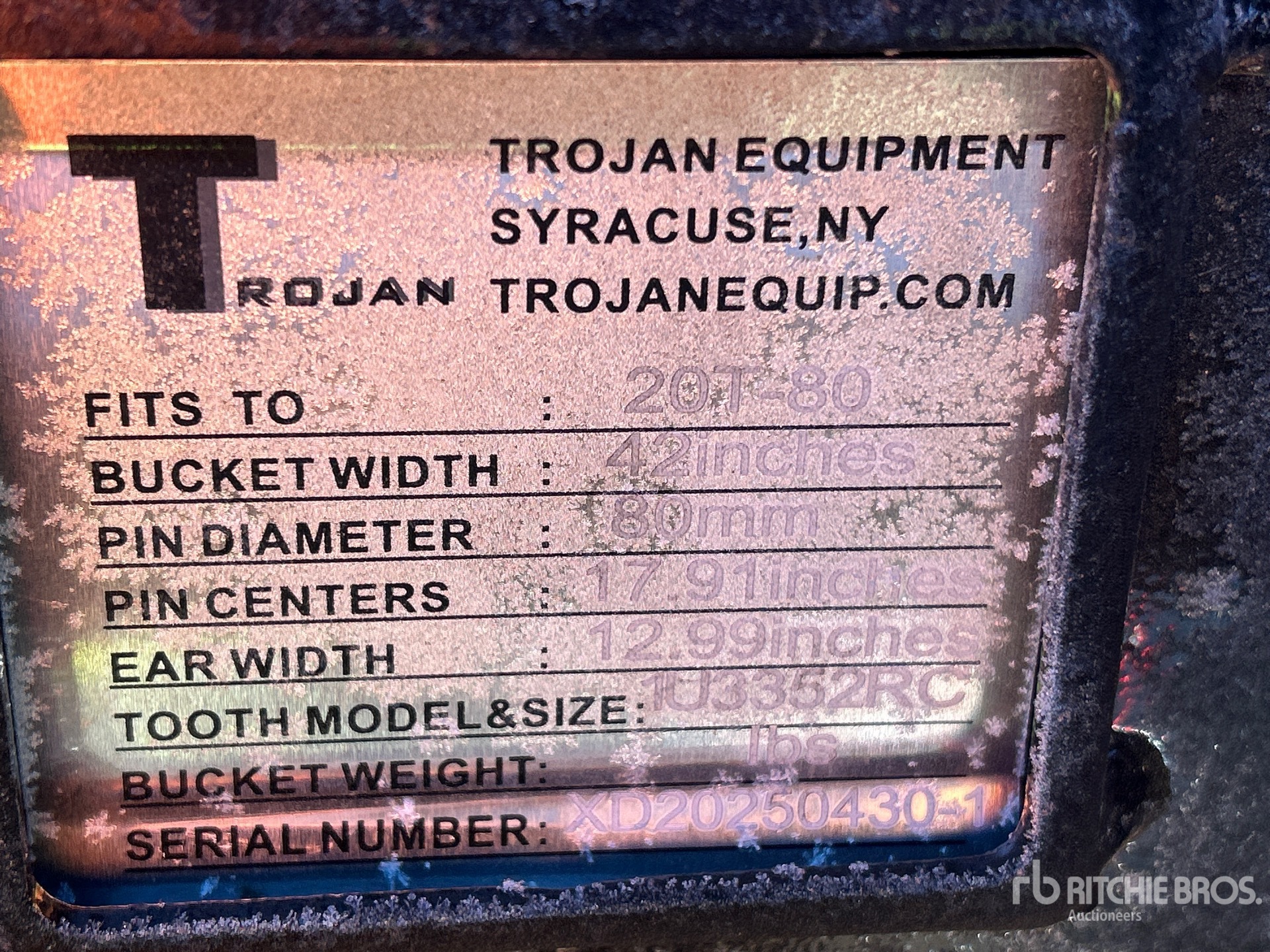 General Appearance with N.º de serie/VIN