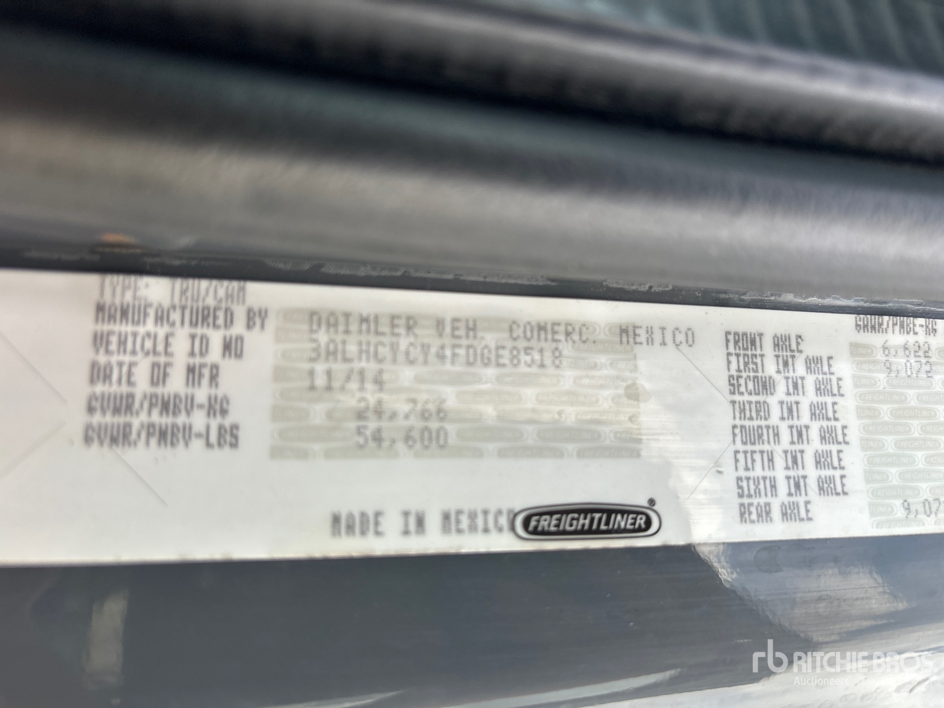 General Appearance with Second Serial Number/VIN Photo