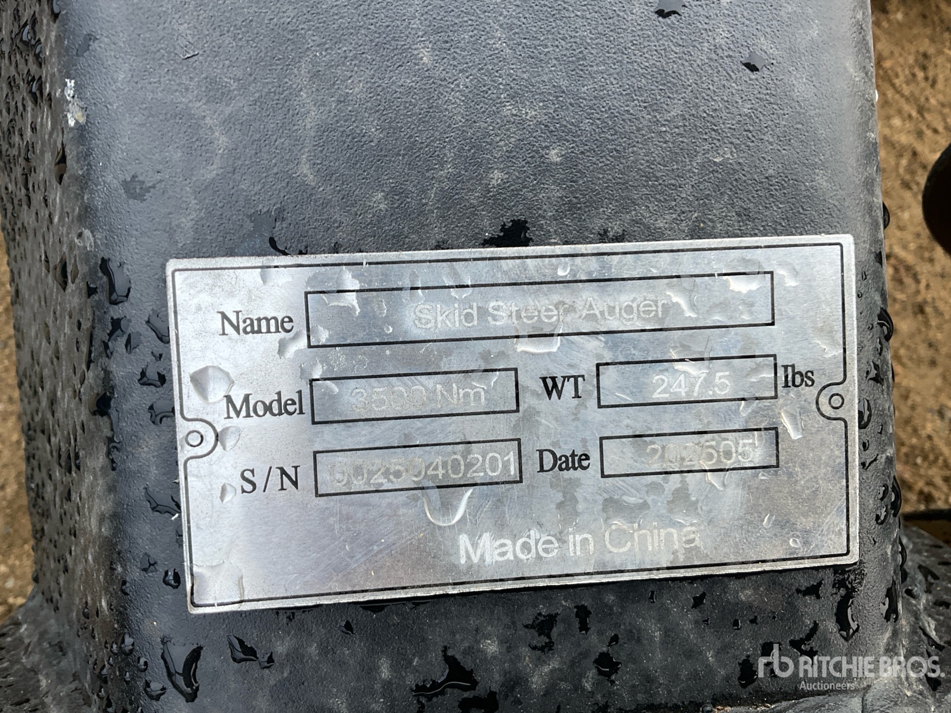 General Appearance with Numero seriale/numero d’identificazione del veicolo (VIN)