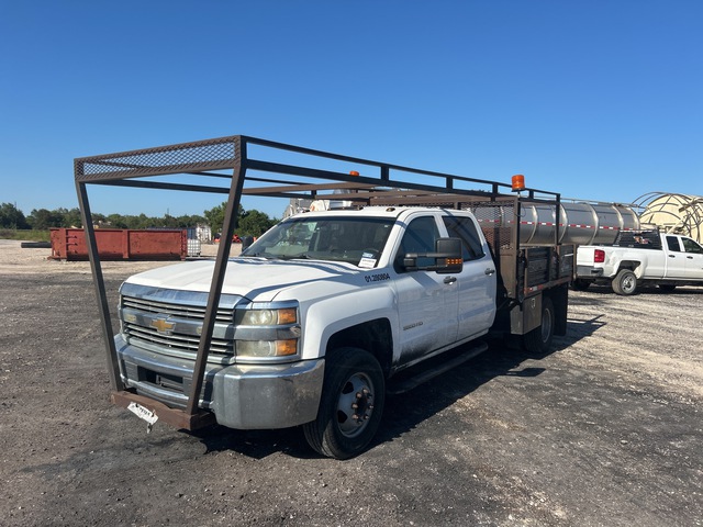 2015 Chevrolet 3500 4x2 Flatbed Truck