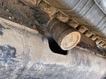 Undercarriage with Left Carrier Rollers