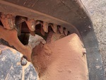 Rubber Track Undercarriage with Rear idler wear