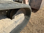 Rubber Track Undercarriage with Front Idler Wear