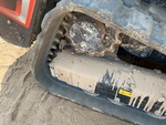 Rubber Track Undercarriage with Rear idler wear