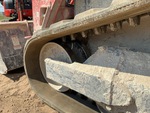Rubber Track Undercarriage with Front Idler Wear