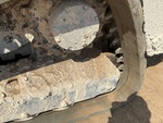 Rubber Track Undercarriage with Rear idler wear