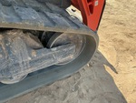 Rubber Track Undercarriage with Front Idler Wear