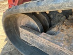 Rubber Track Undercarriage with Front Idler Wear