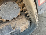 Rubber Track Undercarriage with Rear idler wear