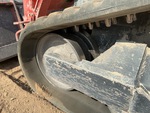 Rubber Track Undercarriage with Front Idler Wear