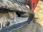Rubber Track Undercarriage with Front Idler Wear
