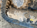 Rubber Track Undercarriage with Rear idler wear