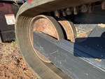 Rubber Track Undercarriage with Front Idler Wear