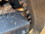 Rubber Track Undercarriage with Rear idler wear