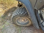 Chassis with Left Front Tire