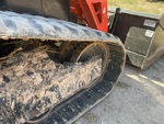 Rubber Track Undercarriage with Front Idler Wear