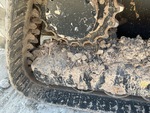 Rubber Track Undercarriage with Rear idler wear