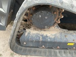 Rubber Track Undercarriage with Rear idler wear