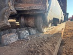 Undercarriage with Left Track Rollers