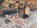 Undercarriage with Left Carrier Rollers