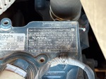 Engine with Emission Label