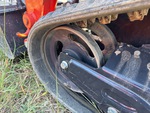 Rubber Track Undercarriage with Front Idler Wear