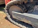 Rubber Track Undercarriage with Front Idler Wear
