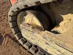 Rubber Track Undercarriage with Front Idler Wear