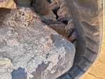 Rubber Track Undercarriage with Rear idler wear