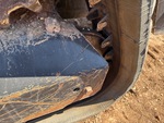 Rubber Track Undercarriage with Rear idler wear