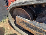 Rubber Track Undercarriage with Front Idler Wear