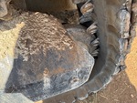 Rubber Track Undercarriage with Rear idler wear