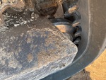 Rubber Track Undercarriage with Rear idler wear