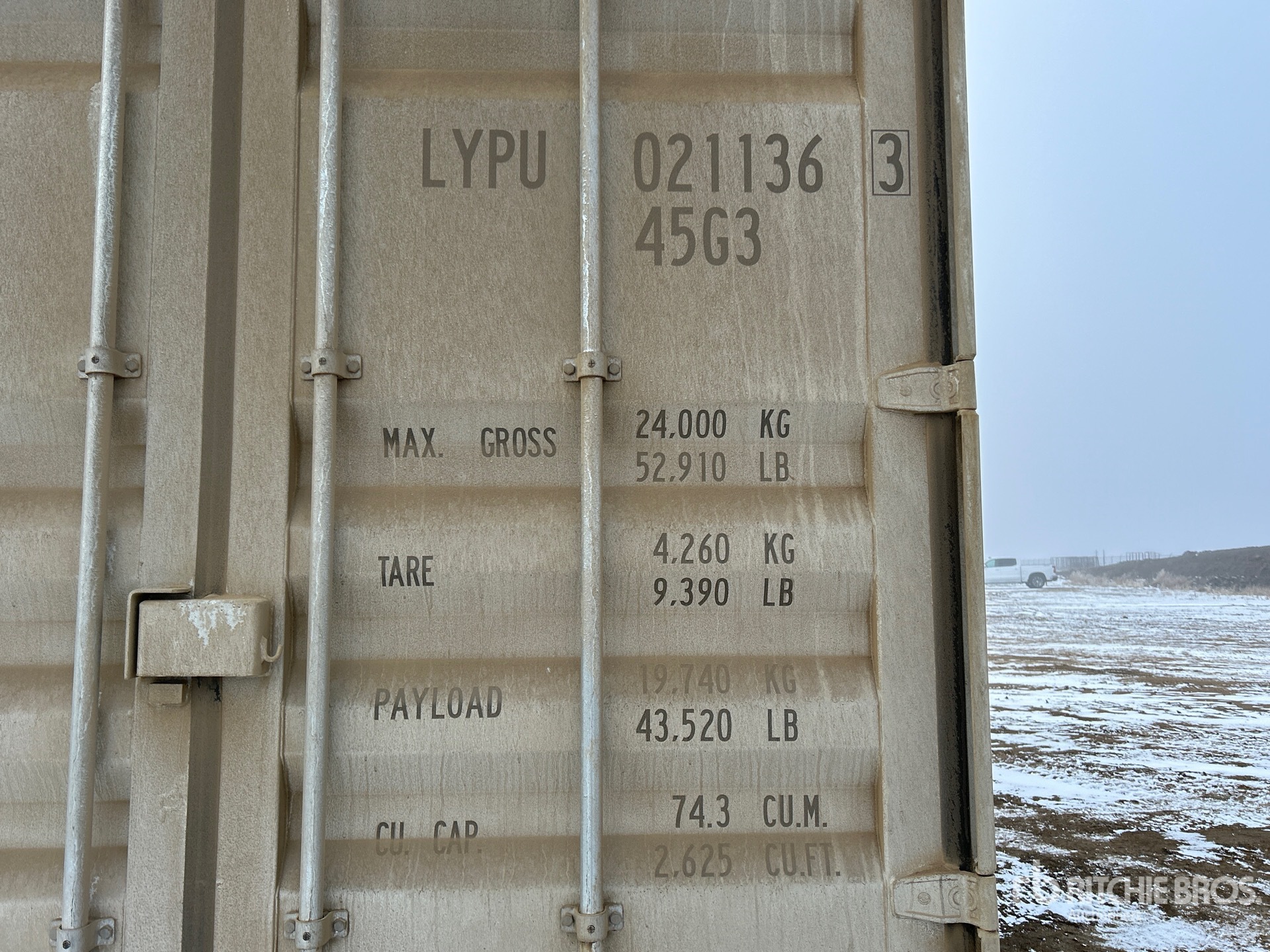 General Appearance with Numer seryjny/numer identyfikacyjny pojazdu