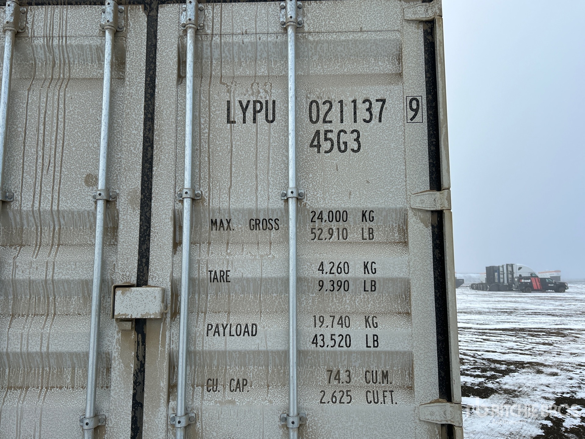 General Appearance with Numer seryjny/numer identyfikacyjny pojazdu