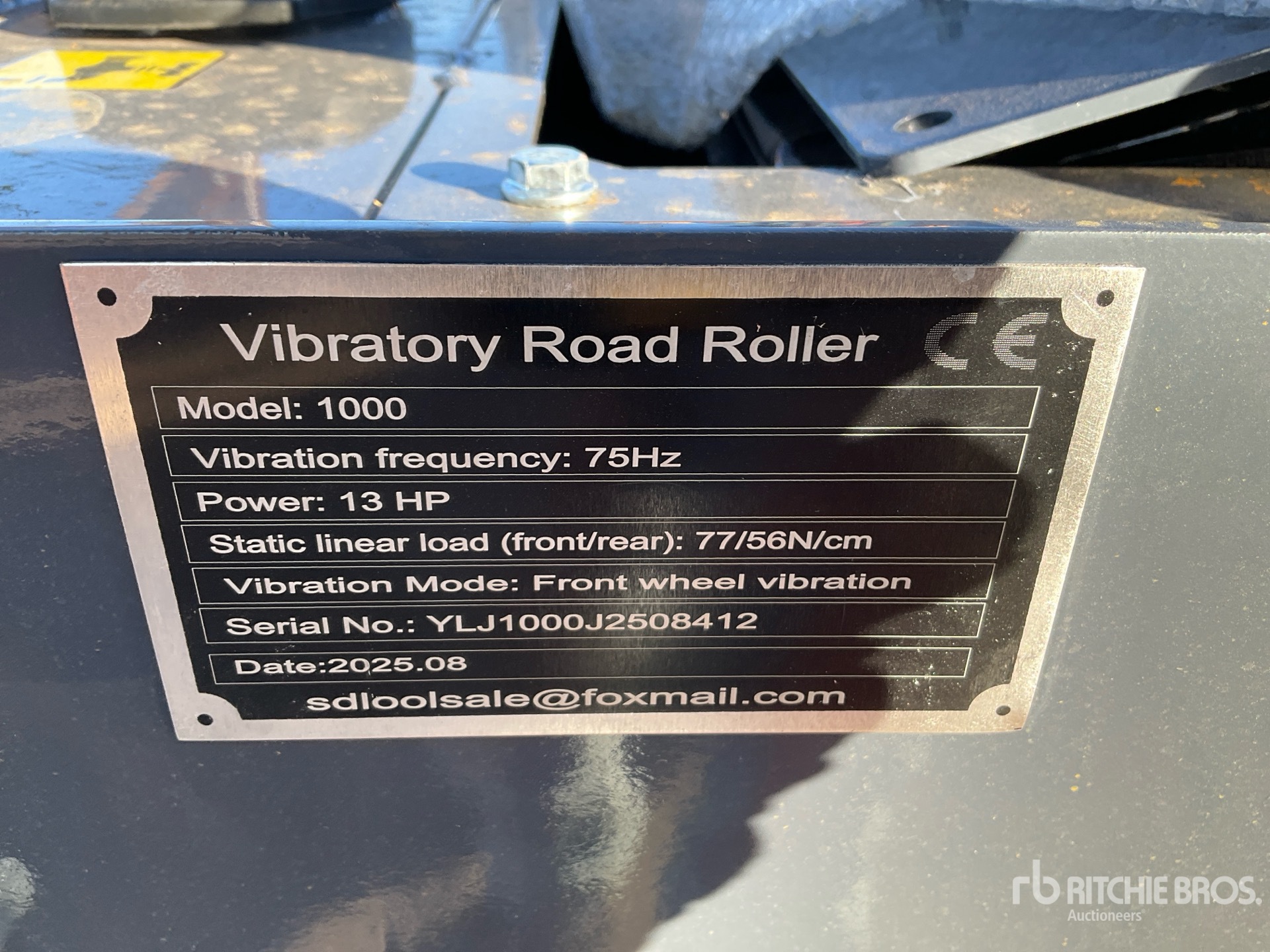 General Appearance with N.º de serie/VIN