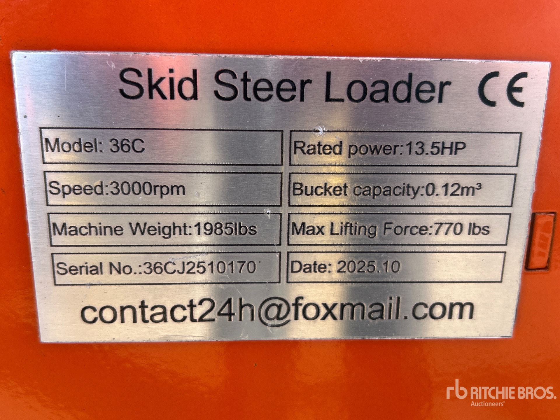 General Appearance with Numero seriale/numero d’identificazione del veicolo (VIN)