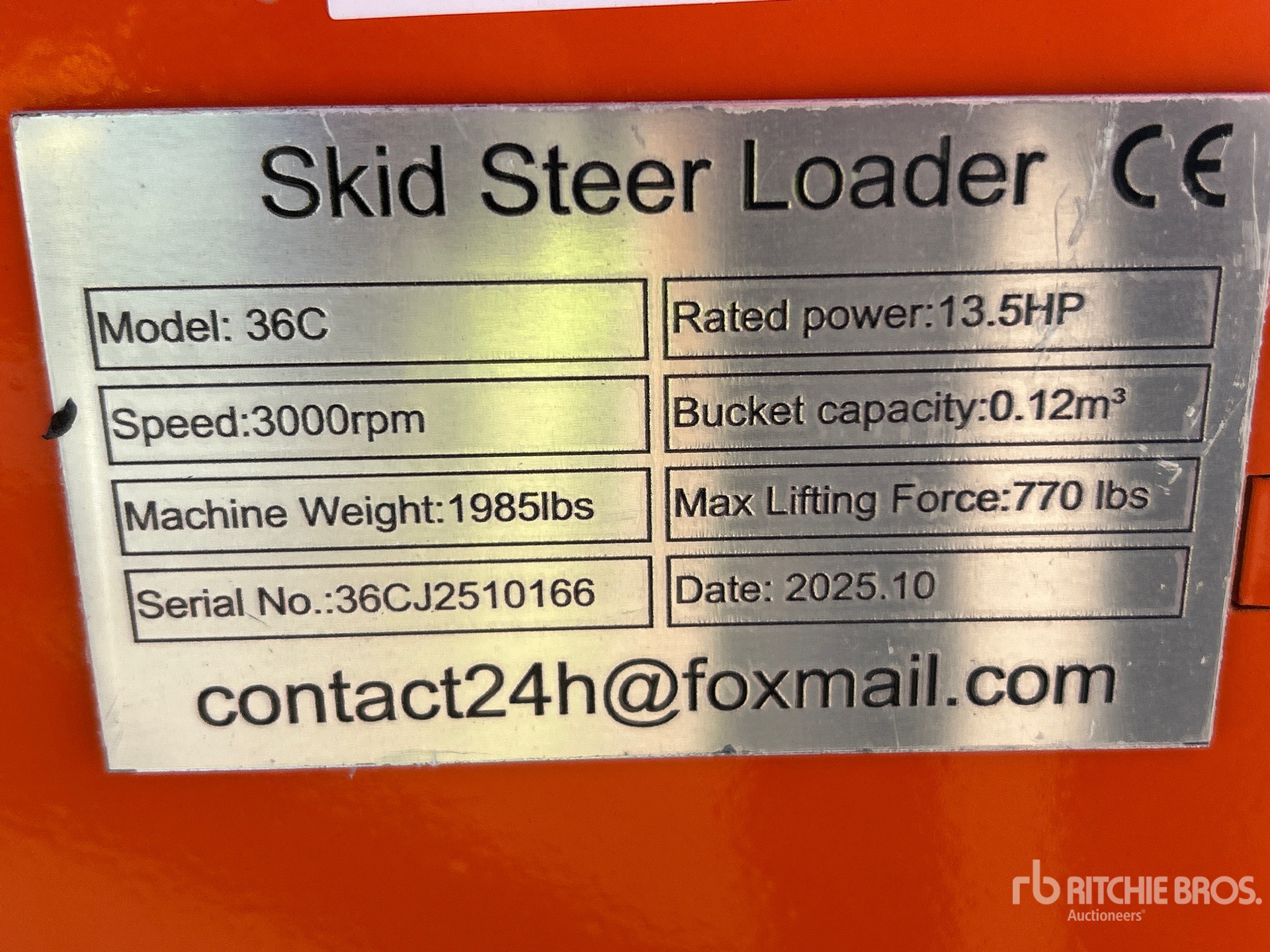 General Appearance with Numero seriale/numero d’identificazione del veicolo (VIN)