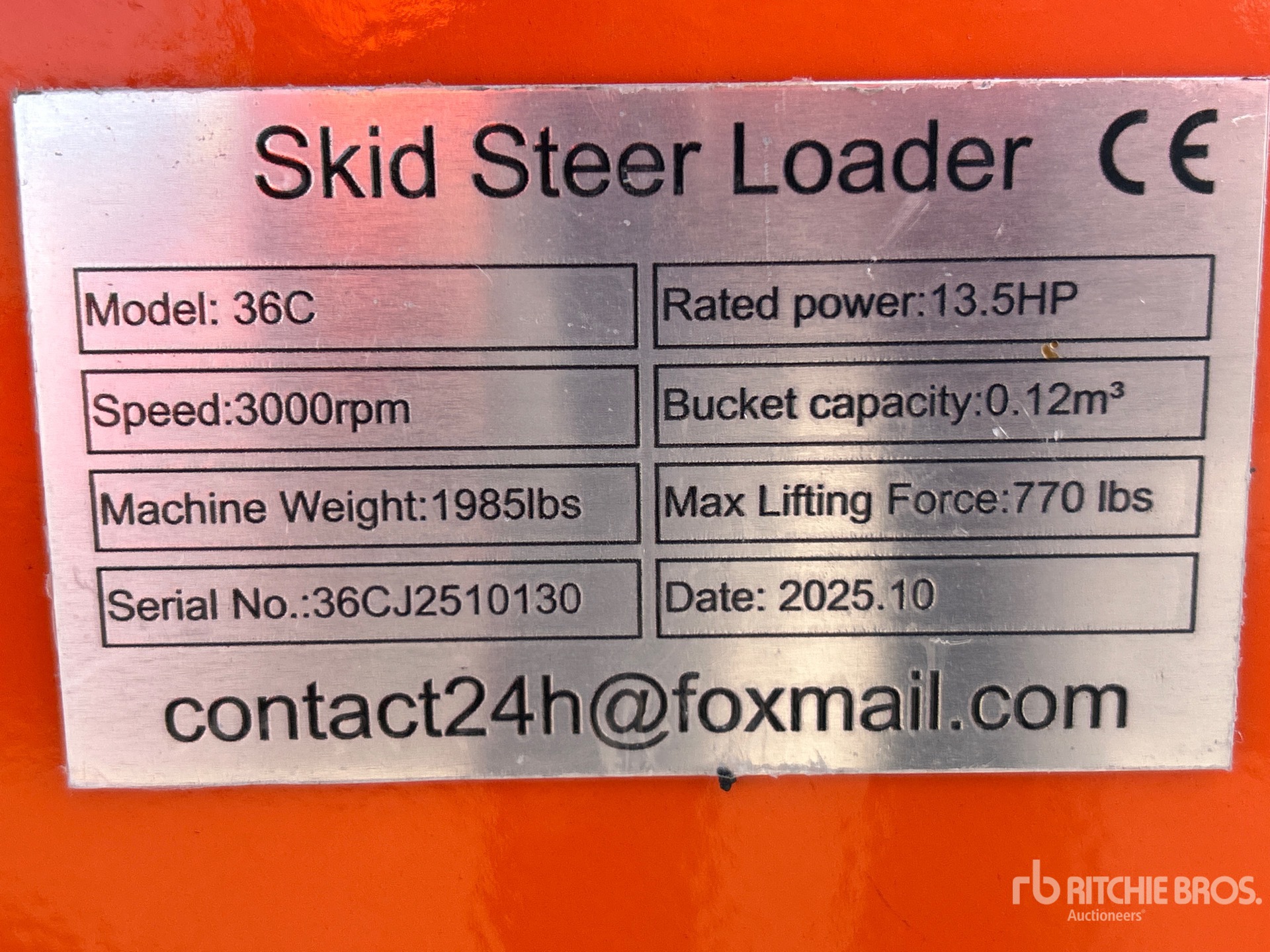 General Appearance with Numero seriale/numero d’identificazione del veicolo (VIN)