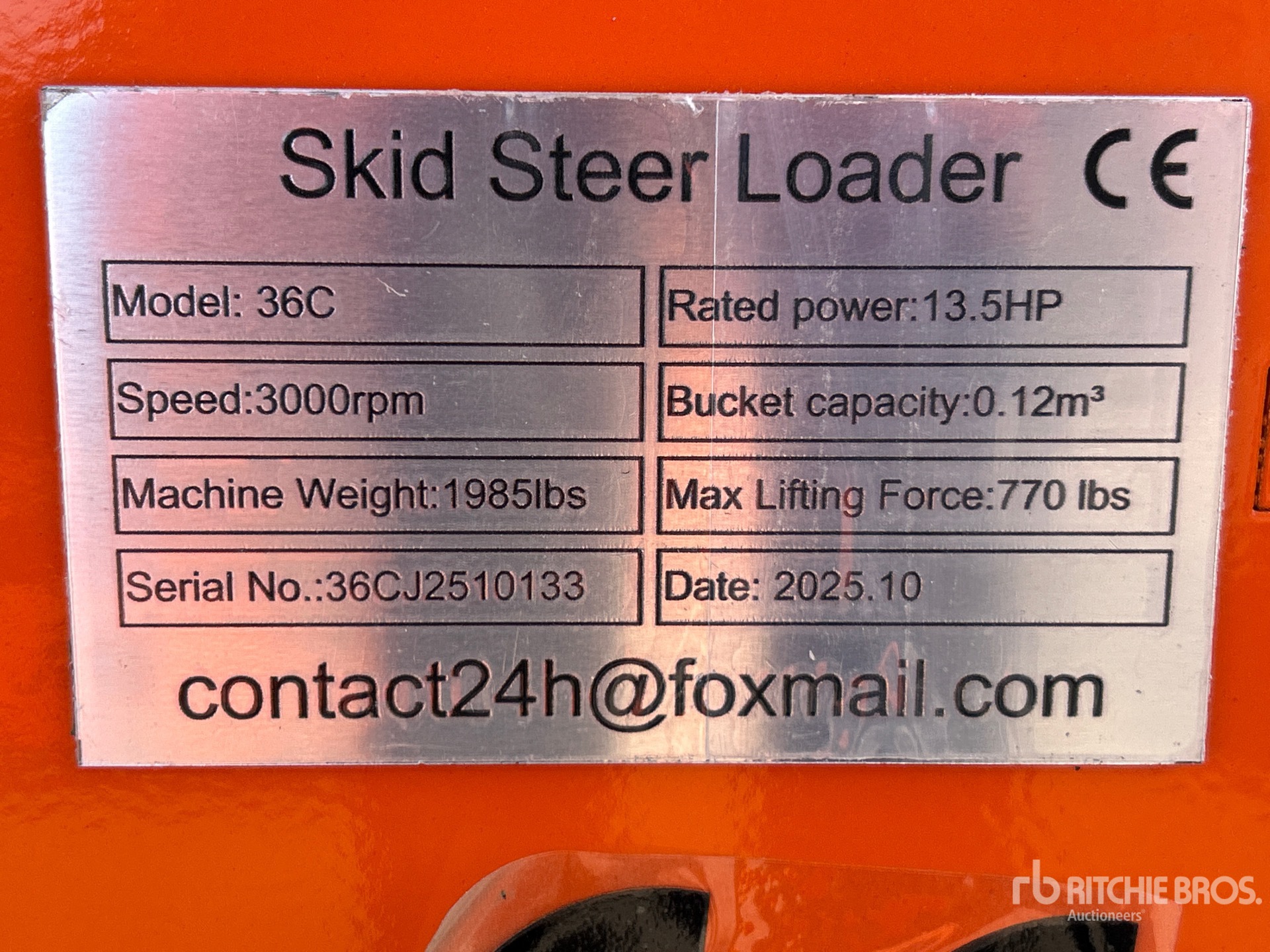 General Appearance with Numero seriale/numero d’identificazione del veicolo (VIN)